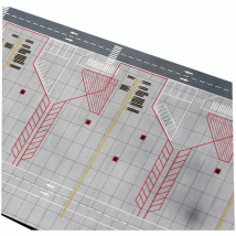 1/400 Airport Passenger Aircraft Runway Model PVC Parking Apron Pad Model for Airliner Plane Model Aircraft Scene Display