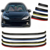 2 pz Paraurti Anteriore Labbro Per peugeot 206 Body Kit Accessori Auto Spoiler Splitter Diffusore Flap Sport Paraurti Parti Esterne