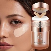 Air Cushion BB Cream Moisturizing Foundation Concealer Whitening Oil-control Waterproof Butterfly Powder Puff  Makeup Cosmetics