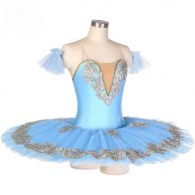 BLL100 Dance Favourite Ballet Ttutus pre-professional Tutus with gold applique trim stage performance dance costumes ballet Tutu