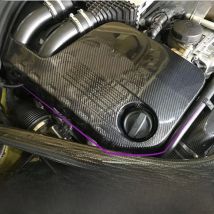 Carbon Fiber Front Engine Cover Trim for BMW F80 M3 F82 F83 M4 2014-2019 Car Hood Inside Engine Cover Trim Hood Bonnet Protector