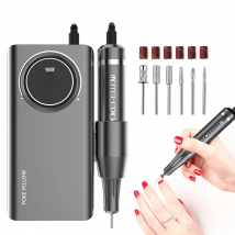 35000RPM Portable Electric Nail Drill Manicure Machine For Acrylic Gel Polish Nails Sander Rechargeable Nail Art Salon Equipment