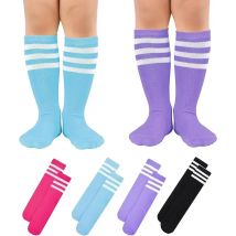 Kids  Toddler Girl Socks Youth Baseball Socks Sport Stripes Socks About 30 cm