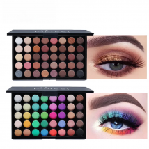Hot 40 Colors Matte Shimmer Eyeshadow Palette Makeup Long Lasting Nude Shine Pigment Pigmented Pressed Powder Eye Shadow Pallete