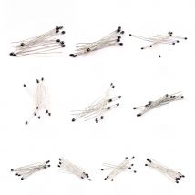 100pcs/lot Thermal Resistor Kit 10 Values NTC Thermistor NTC-MF52AT Resistors set 1K 2K 3K 4.7K 5K 10K 20K 47K 50K 100K 5% 3950B