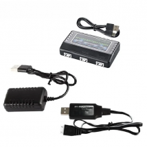 11.1v Lipo/Li-ion Battery Charger for RC car 16207 16208 16209 16210 H16 V950 3S 11.1v USB charger/ 3 in1 Balanced charger case