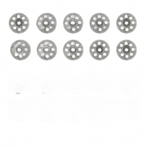 10pcs 22mm Diamond Cutting Wheels Dremel Rotary Tool Die Grinder Metal Cut Off Disc Glass Marble Tile Granite Cutting Accessory