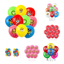 Cartoon Paw Patrol Themed Birthday Party Decoration Latex Balloons Anime Dog Kids Toys Halloween