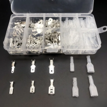 Electrical Crimp Terminals,2.8/4.8/6.3mm,Female and Male Butt Crimping Terminal,Wire and Cable Splicing Terminal,Wire Connector