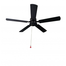 52" DC Wooden Ceiling Fan Low Voltage 12V-24V  Ultra-mute for Gazebo Porches Patios Veranda Balconies Sunroom Garage