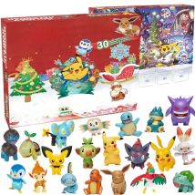 Pokemon Pikachu 2025 Christmas Advent Calendar Gift Box Anime Figure Model Creative DIY Countdown Calendar Box for New Year Gift