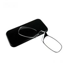 Nose clip reading glasses for both men and women portable legless reading glasses can be attached to a mobile phone case