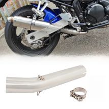 Slip on For Yamaha FZS 600 Fazer 1998-2003 For Honda CB1300 2003-2013 Motorcycle Exhaust Muffler Escape Moto Mid Link Pipe 51mm