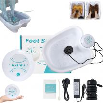Detox Ionic Foot Spa Bath Machine Mini Foot Bath Ion Detoxifier Reinigen Footspa Vibration Beste Pflege Arrays Aqua Health Therapy
