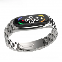 Strap For Xiaomi Mi Band 9 8 7 6 5 4 3 Stainless Metal Opaska Correa Mi Band 8 Strap Miband 7 Bracelet Wristbands Global Version