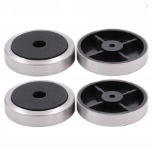 GD-PARTS 50*11mm Aluminum Plastic Amplifier Foot Feet Speaker Computer CD DVD Chassis Isolation Stand Base Pads Pack of 4PCS