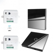Wireless Smart Light Switch With Remote Control 433Mhz Wall Panel Touch Switch Mini Relay Receiver 220V Home Led Light Lamp Fan