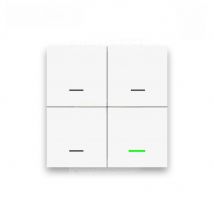 Tuya Zigbee Wireless Smart Scene Switch 4 Gang 12 Modes Home Automatic Lighting Scene Button Controller Need ZigBee Gateway