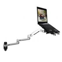 V63WT/XSJ8013WT Wall Mount Laptop Holder Ultra Long Arm Aluminum Mechanical Spring Full Motion Laptop Arm Monitor Holder Lapdesk