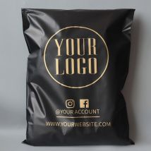 50 pz/lotto buste per buste postali in plastica buste postali per spedizione in polietilene buste postali con Logo personalizzato per la conservazione dei pacchi di imballaggio colorato