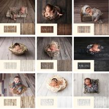 Photo background for taking pictures newborn vinyl photophone wood floor    video kids babies  shoot prop