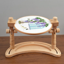 Adjustable Desktop Embroidery Frame Wooden Cross Stitch Craft Sewing Tools Bracket Frame Hoop Handicrafts Sewing Craft