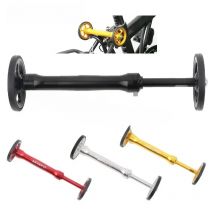 Litepro Extension Bar & Easywheel For brompton Rear Racks Block Telescopic Rod Easy Wheel 4 Colors