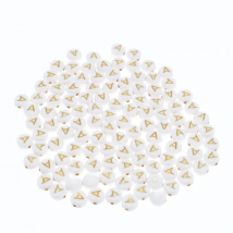 CHONGAI 100Pcs/500grams Acrylic Letter Beads Single Alphabet Gold Color Letter Round Bracelet Jewelry Beads&Jewelry Making 4x7mm