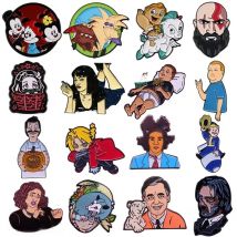 P5711 Dongmanli Anime Figures Enamel Pins for Backpack Badge Brooch Bag Collar Lapel Decoration Movie Jewelry