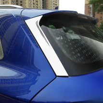 Chrome Car Rear Window Spoiler Side Wing Trim Cover For Audi Q5 FY SQ5 2017-2024 2023 2022 2021 2020 2019 2018