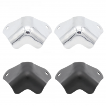 34*34*34mm Metal Corner Protector Edge Guard Hardware For Electric Guitar Amplifier Cabinet Loudspeaker Box Nickel Plated 4PCS