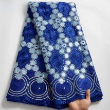 Swiss Voile Laces In Switzerland Nigerian Laces Fabrics High Quality African French Tulle Laces Fabric For Wedding Dresses A1468