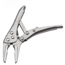 GOSWIFT 5 in. Long Nose Locking Pliers Mini Locking Pliers