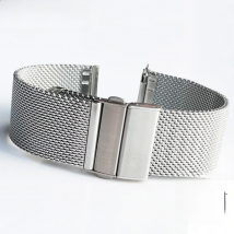 16mm 18mm 20mm 22mm Quick Release Mesh Milanese Loop Watch Band Stainless Steel Metal Folding Buckle Wrist Strap Accessories