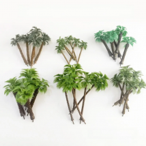 3/10pcs 8-15CM Model Palm Tree 1:87 Ho Scale Simulation Landscape Train Railway Layout Scenery Diy  Miniature Dioramas Display