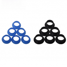 RcAidong 6Pcs Nitro Engine .21 - .28 + Parts Rear Exhaust Manifold Gasket for 1/8 1/10 Scale HSP HPI Kyosho RC Car Part