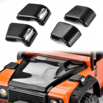 Black Abs Hood Side Air Intake Grille A/b Type For 1/10 Rc Crawler Traxxas Trx4 Defender Trx-4 Rc Car Part