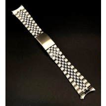 18mm 19mm 20mm 316L Stainless  Steel Curved End Jubilee Watch Strap Band Fit For SKX RLX Watch