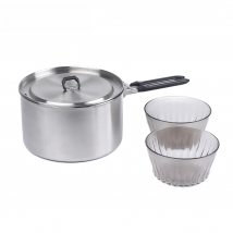 Fire Maple Camping Cookware Hiking Antarcti Stainless Steel Pot Outdoor Camp Cooking Set 0.8L-1.5L Compact Foldable Pots