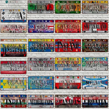 【YZFQ 】Mexico Spain Metal Tin Sign Colombia USA Poster For Wall Restaurant Bar Home Decor 30X15CM Customizable DC-1512A