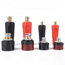 Quick Fitting Male Female Cable Fast Connector Socket Plug Adaptor DKJ 10-25 35-50 European Style Weld For Dinse