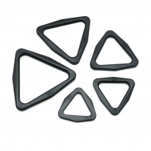 20mm 25mm 30mm 38mm 45mm Webbing Plastic Triangle buckle Slider Adjust Buckle for Backpack Straps Triangle belt buckle