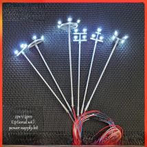 2/4pcs 12V HO Scale Model Street light Model Tower Light Lighting Lamppost Train/garden/playground/stadium Overhead Lamp