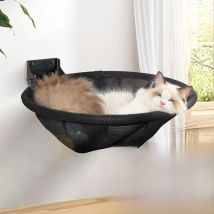 Cat Hammock Bed Wall Mounted Foldable Stable 42cm Cat Beds Breathable Cats Wall Shelf for Sleeping Playing Climbing Accessories