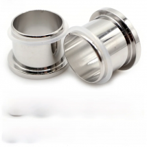 Alisouy 2pcs 10.5mm-25mm Large Size Stainless Steel Ear Plugs Tunnel Expander Flesh Flare Stretcher Gauges Piercing Body Jewelry