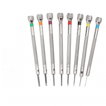 High Carbon Steel 0.6mm-2.0mm Precision Watchmakers Screwdrivers Watch Glasses Flat Blade Small Accessories Repair Screwer Tools