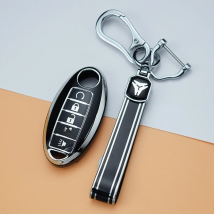 5 Buttons Soft Tpu Car Key Case Cover Keyless Remote Fob Holder For Nissan X Trail T32 2020 Rogue Patrol Murano Htrail Maxima