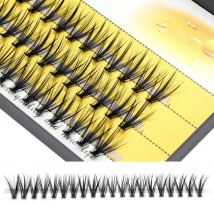 Moonlily Soft Mink Silk 20D/30D/40D Lashes Cluster Eyelash Extension Natural Long 3D Volume Effect Faux Bunche Individual Makeup