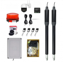 WiFi Controller AC220V Electric Linear Actuator 300kgs Engine Motor System Automatic Swing Gate Opener with Dual Thick Arms KIT