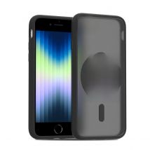 Non Yellowing Case For iPhone SE 2022 2020 8 16 Pro Max 15 Plus 14 13 Mini 12 11 Magsafe Mag Safe Matte Black Magnet Phone Cover